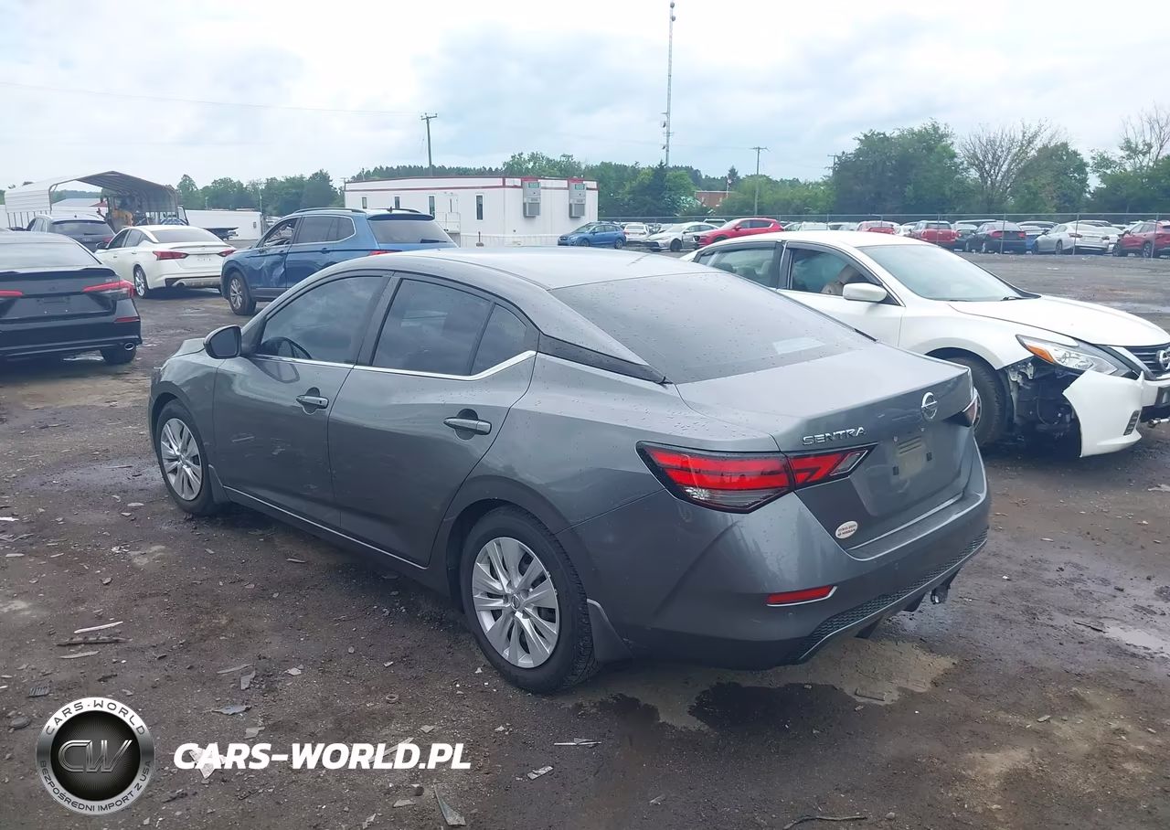 2022 Nissan Sentra S Xtronic Cvt VIN:3N1AB8BV5NY279662 - 3