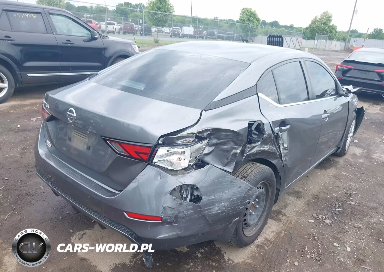 2022 Nissan Sentra S Xtronic Cvt VIN:3N1AB8BV5NY279662 - 4