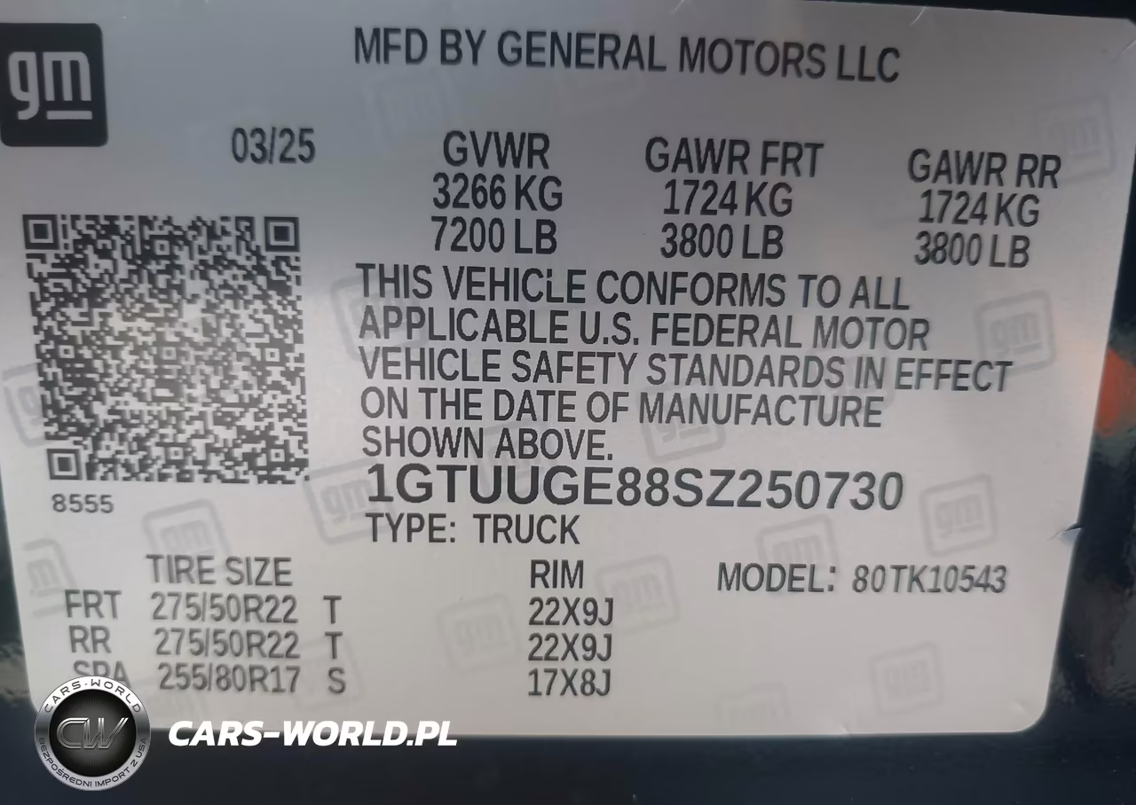 2025 GMC Sierra 1500 4Wd Short Box Denali VIN:1GTUUGE88SZ250730 - 9