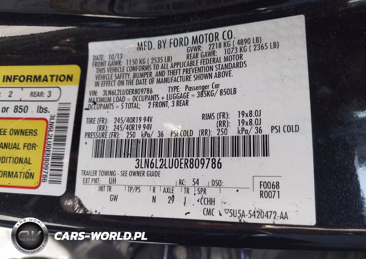 2014 Lincoln Mkz Hybrid VIN:3LN6L2LU0ER809786 - 9