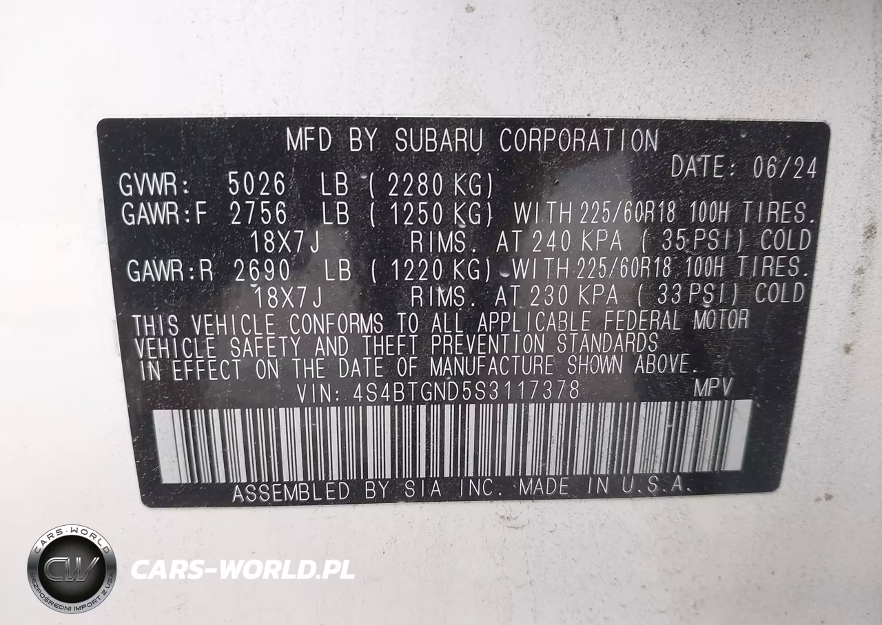 2025 Subaru Outback Limited Xt VIN:4S4BTGND5S3117378 - 9