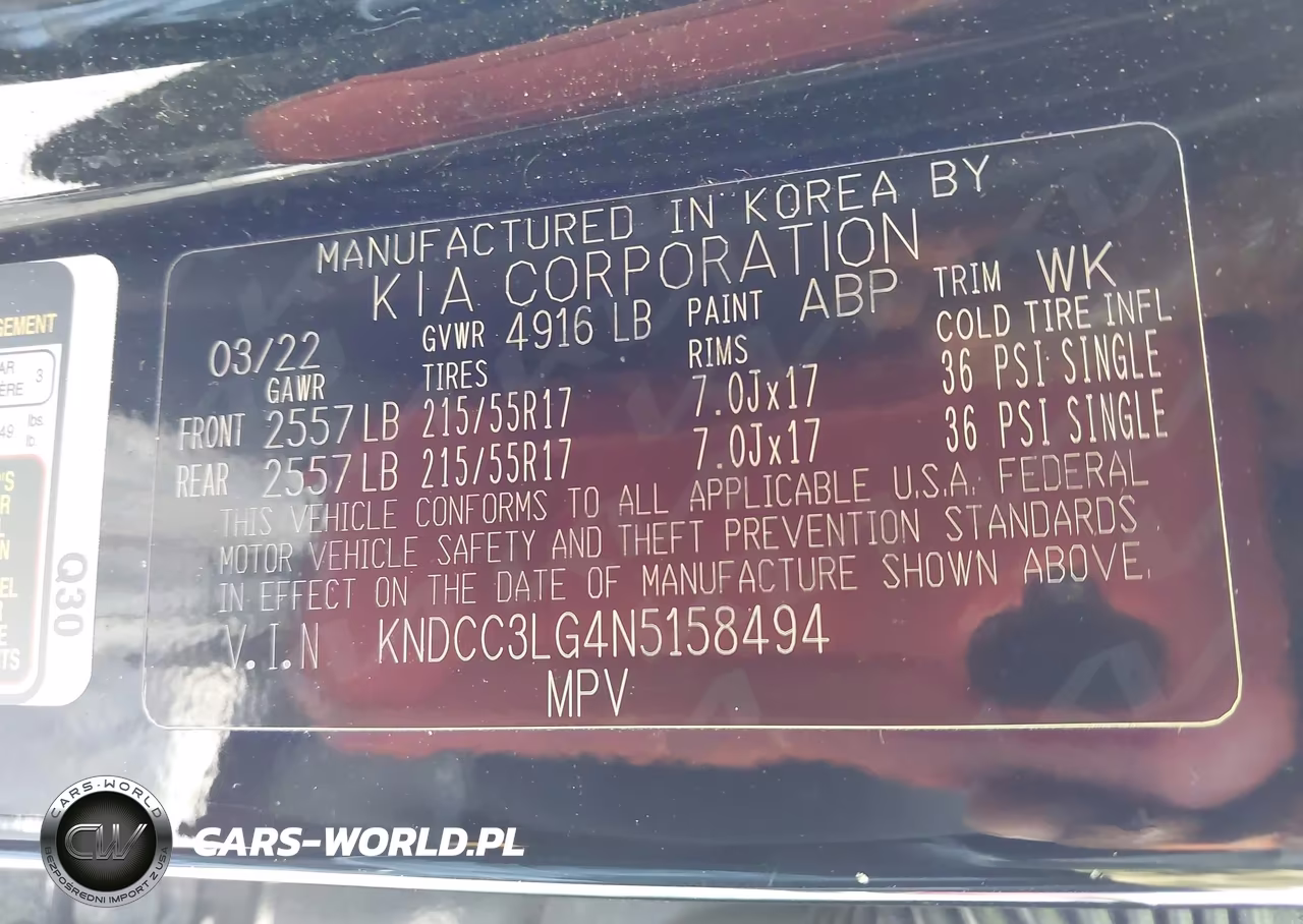 2022 Kia Niro Ev S VIN:KNDCC3LG4N5158494 - 9