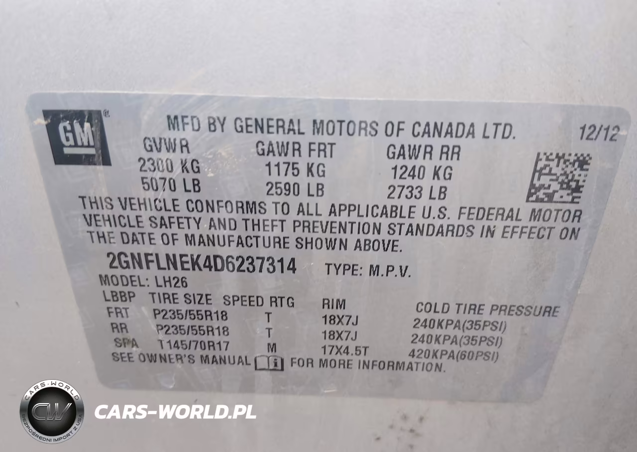 2013 Chevrolet Equinox 2Lt VIN:2GNFLNEK4D6237314 - 9