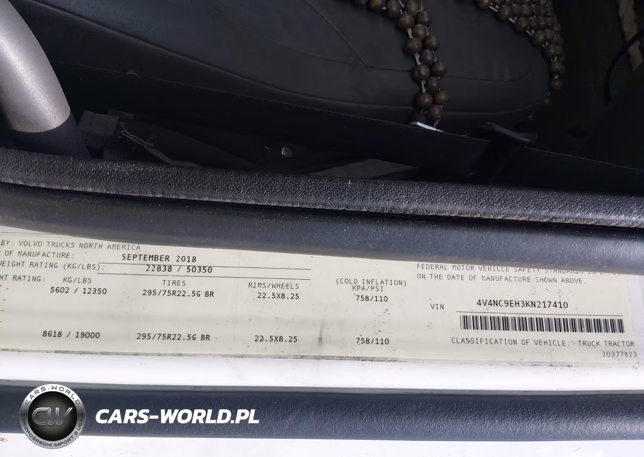 2019 Volvo Vnl VIN:4V4NC9EH3KN217410 - 9