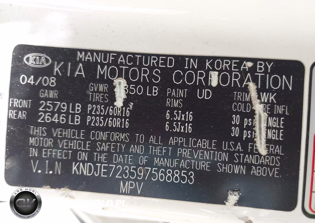 2009 Kia Sportage Ex V6 VIN:KNDJE723597568853 - 9