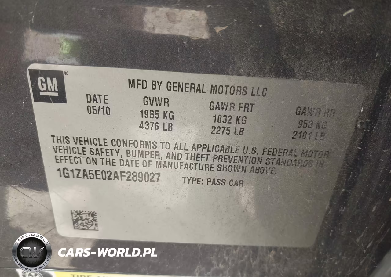2010 Chevrolet Malibu Ls VIN:1G1ZA5E02AF289027 - 9
