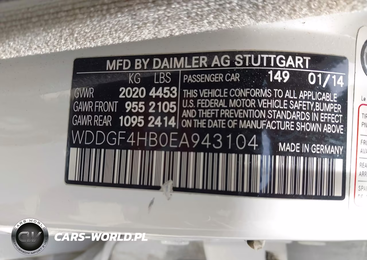 2014 Mercedes-Benz C 250 Sport VIN:WDDGF4HB0EA943104 - 9