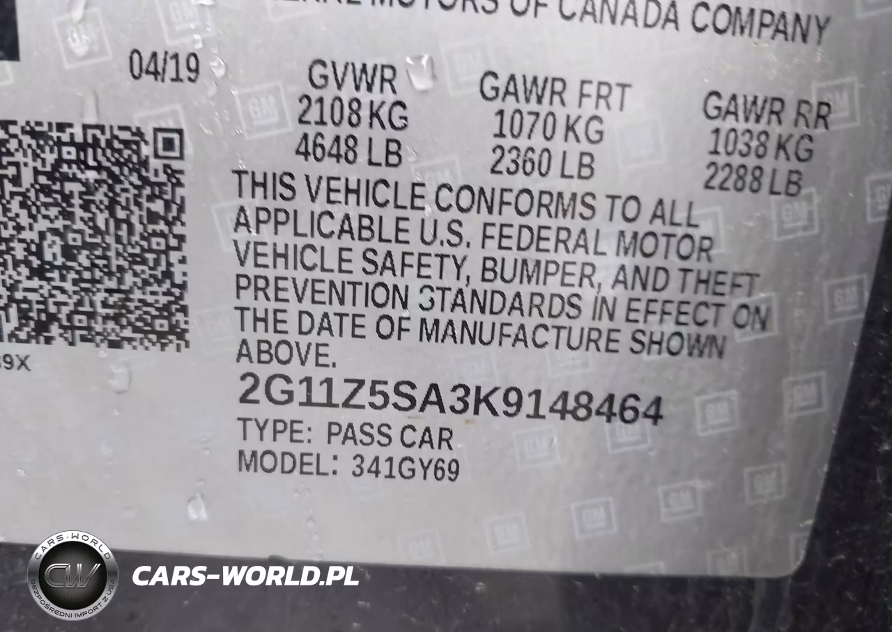 2019 Chevrolet Impala Lt VIN:2G11Z5SA3K9148464 - 9