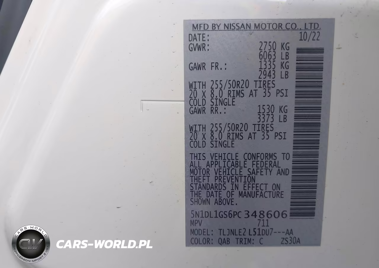 2023 Infiniti Qx60 Sensory Awd VIN:5N1DL1GS6PC348606 - 9