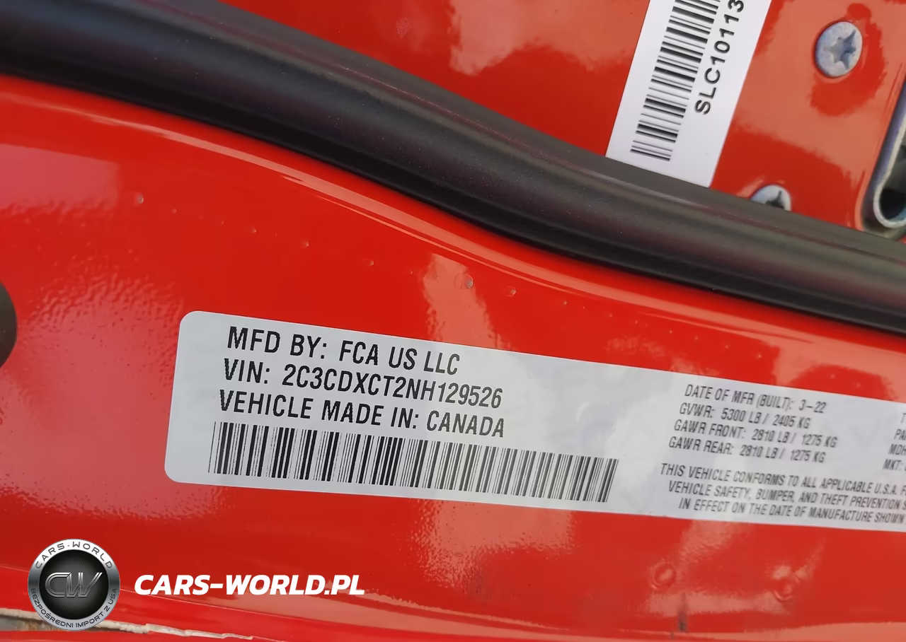 2022 Dodge Charger R-T VIN:2C3CDXCT2NH129526 - 9