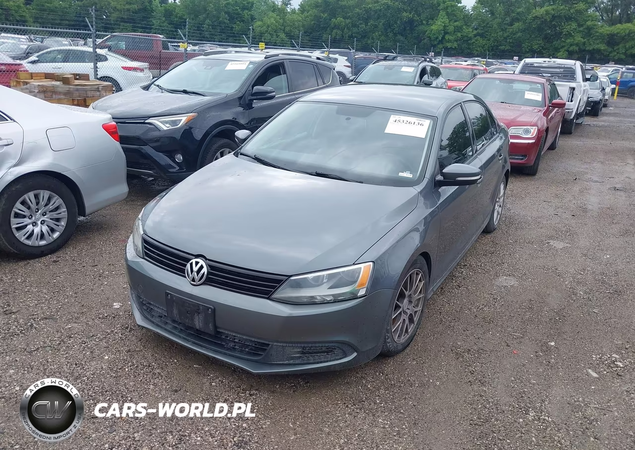 2012 Volkswagen Jetta 2.5L Se VIN:3VWDX7AJXCM468863 - 2