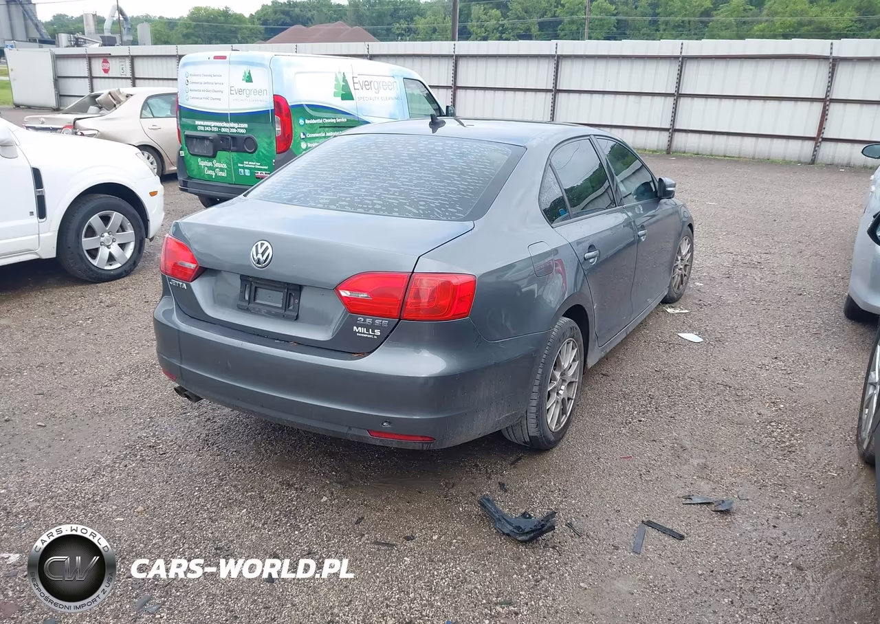 2012 Volkswagen Jetta 2.5L Se VIN:3VWDX7AJXCM468863 - 4