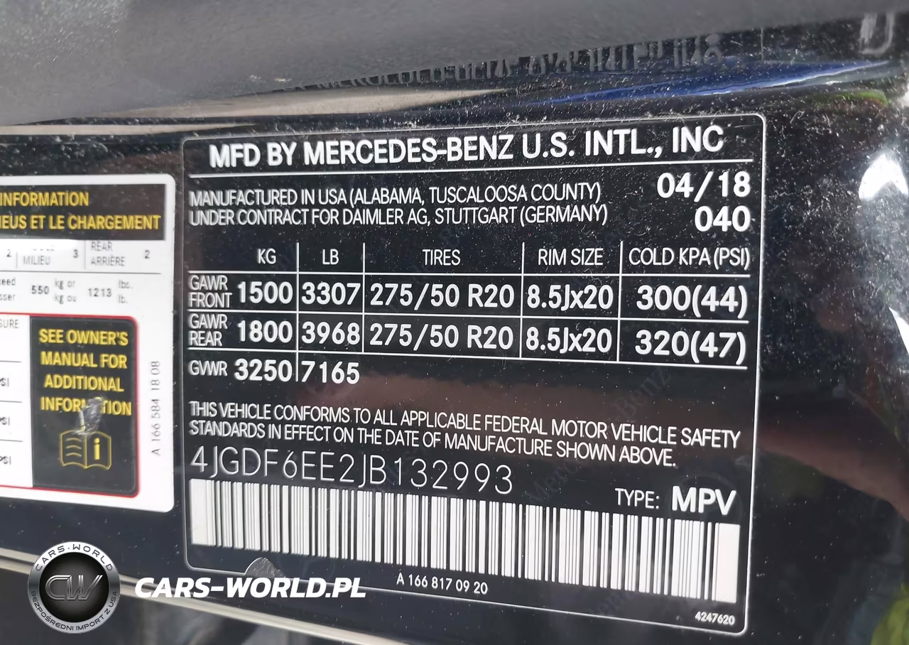 2018 Mercedes-Benz Gls 450 4Matic VIN:4JGDF6EE2JB132993 - 9