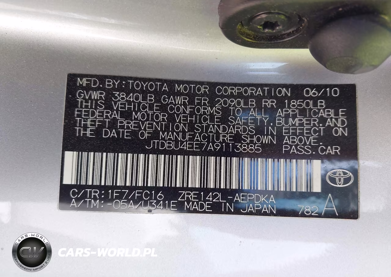 TOYOTA COROLLA VIN:JTDBU4EE7A9113885 - 9