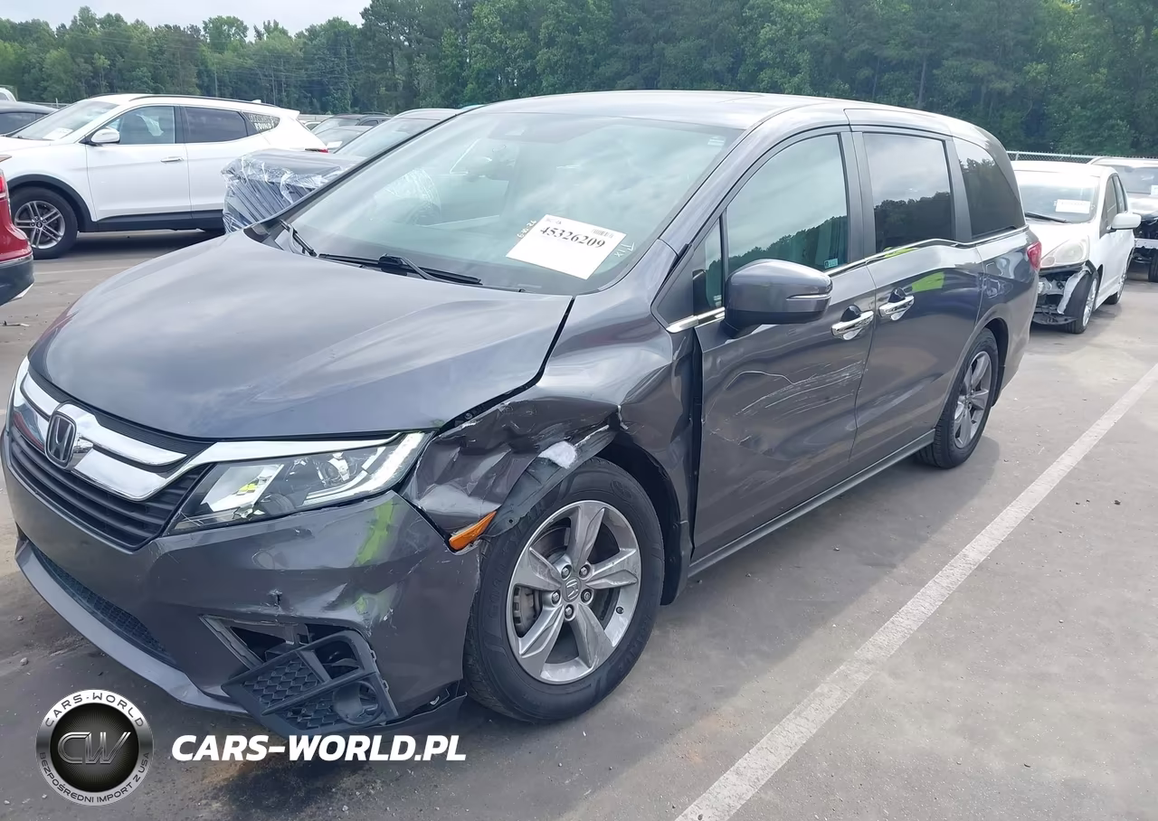 2020 Honda Odyssey Ex-L-Ex-L W-Navi Res VIN:5FNRL6H77LB039323 - 2