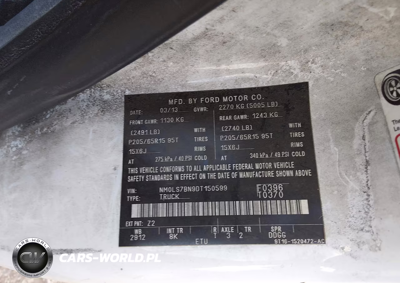 2013 Ford Transit Connect Xlt VIN:NM0LS7BN9DT150599 - 9