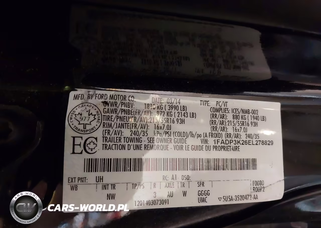 2014 Ford Focus Se VIN:1FADP3K26EL278829 - 9