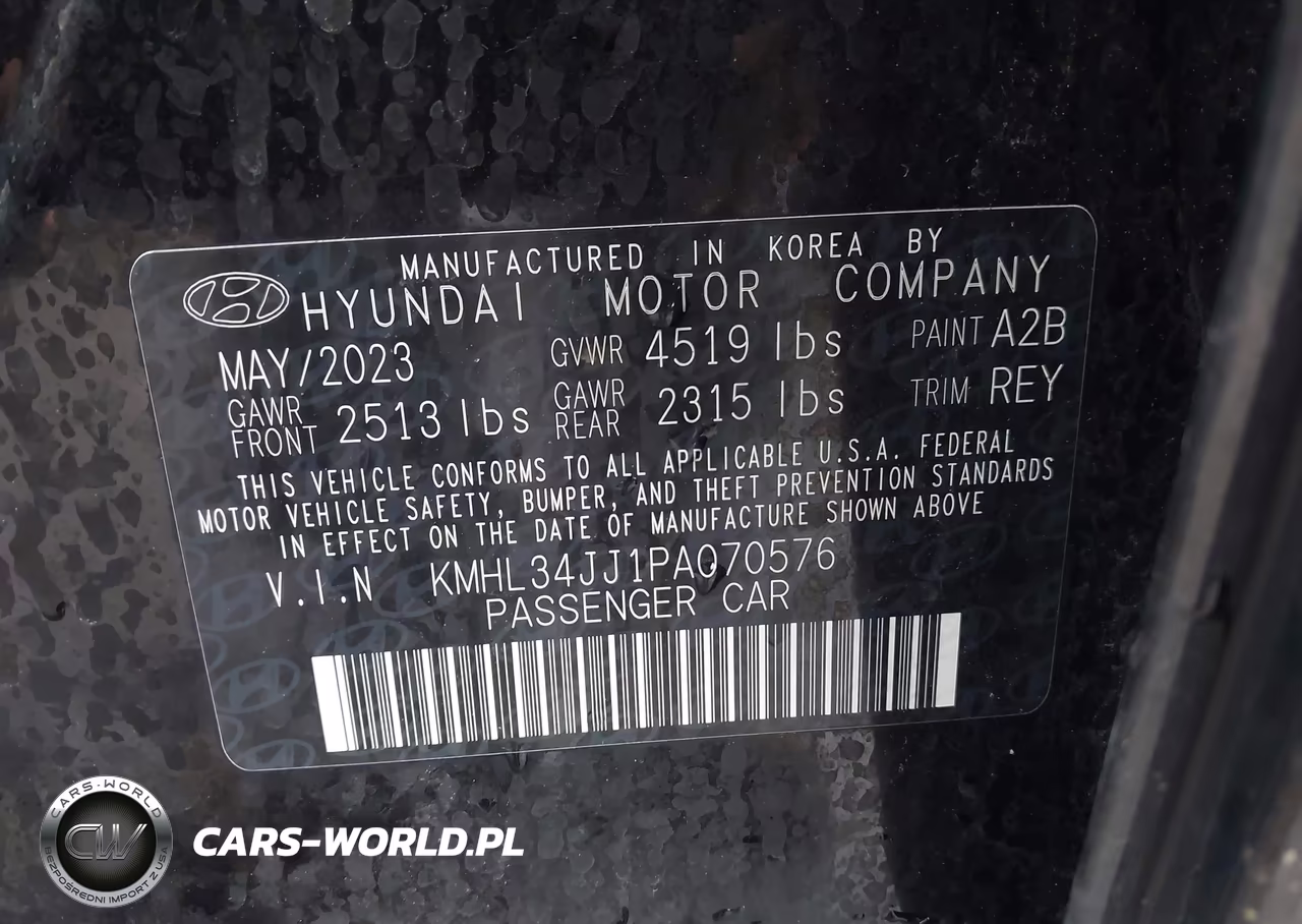 2023 Hyundai Sonata Hybrid Sel VIN:KMHL34JJ1PA070576 - 9