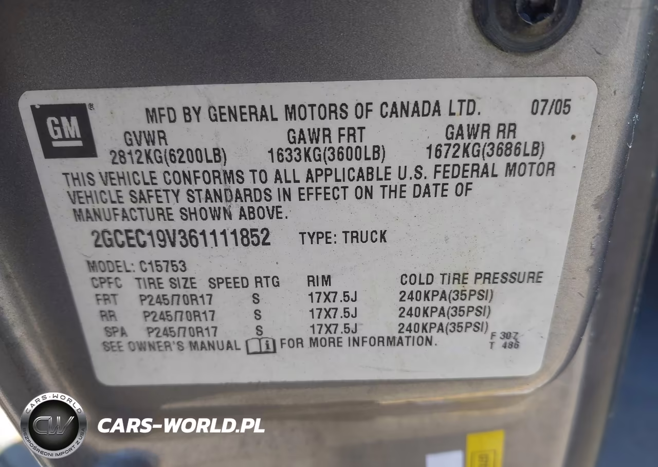 2006 Chevrolet Silverado 1500 Lt1 VIN:2GCEC19V361111852 - 9