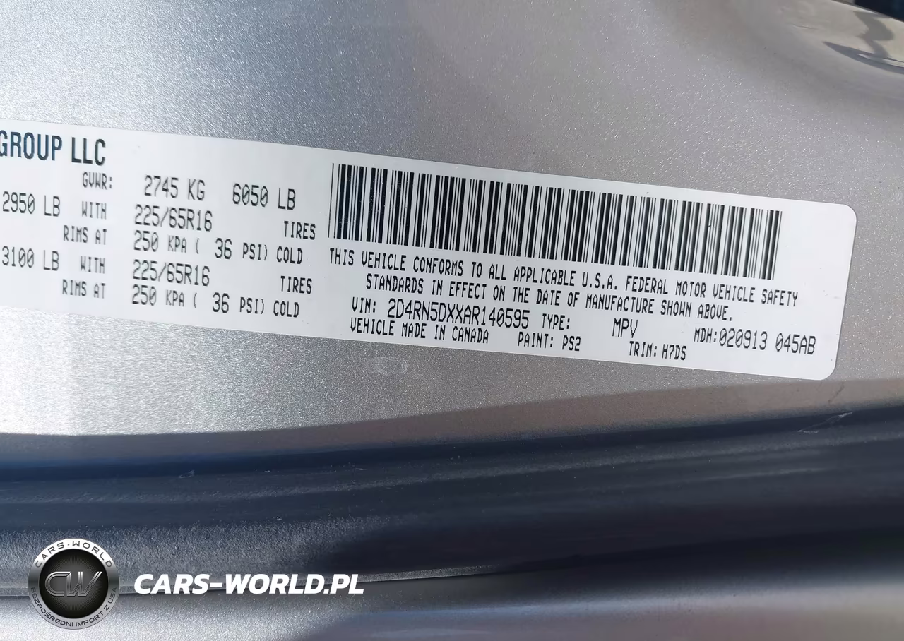 2010 Dodge Grand Caravan Sxt VIN:2D4RN5DXXAR140595 - 9