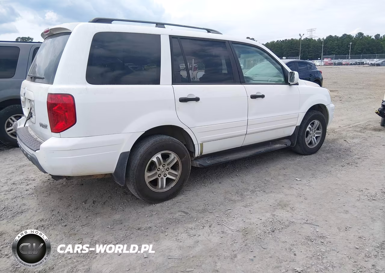 2005 Honda Pilot Ex-L VIN:5FNYF18625B067045 - 4