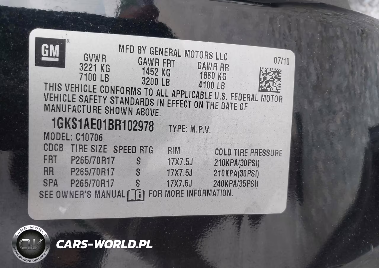 2011 GMC Yukon Sle VIN:1GKS1AE01BR102978 - 9