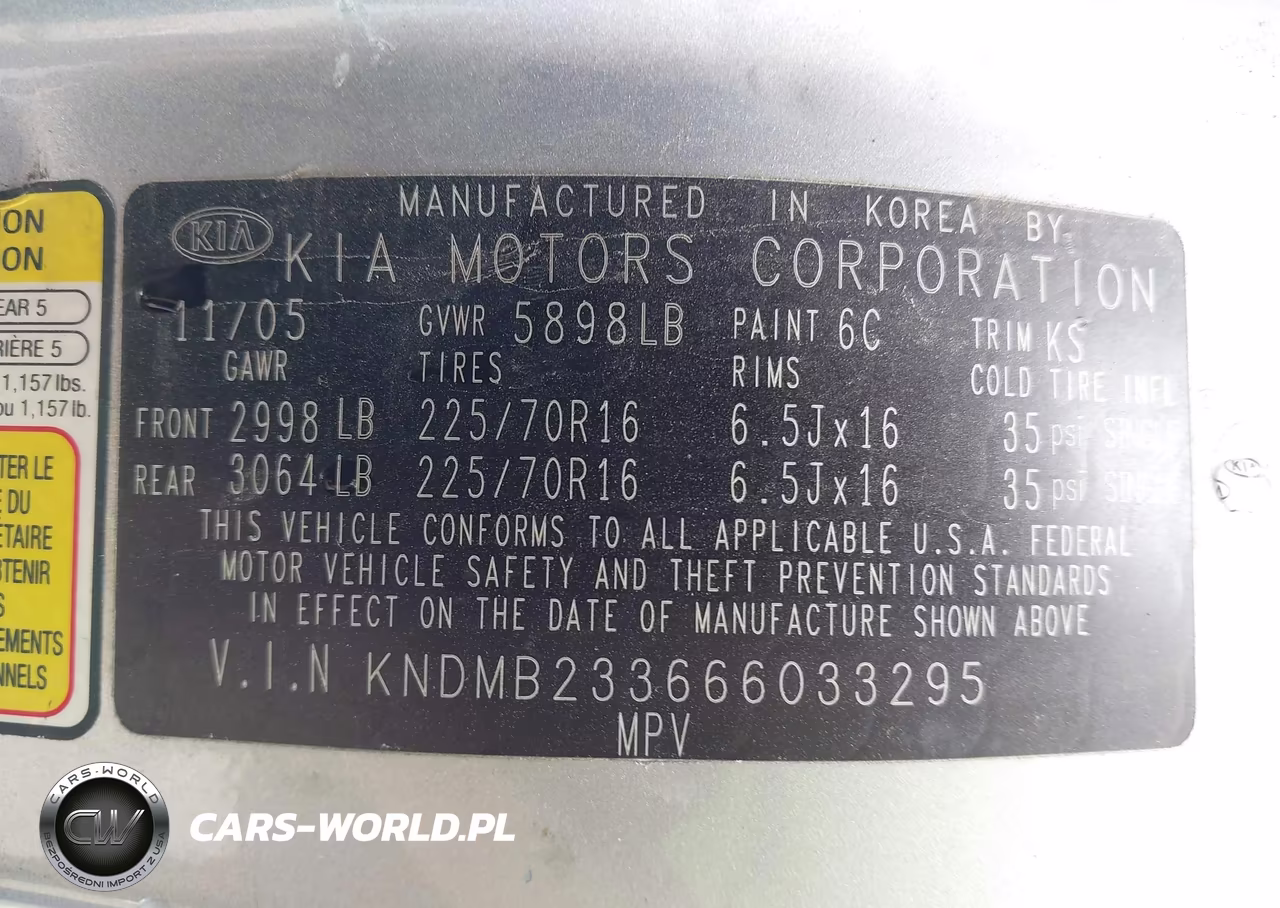 2006 Kia Sedona Ex-Lx VIN:KNDMB233666033295 - 9