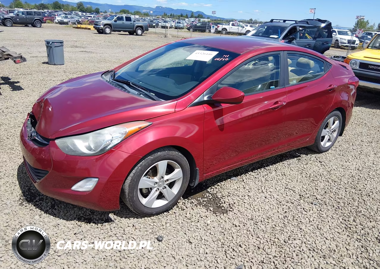 2013 Hyundai Elantra Gls VIN:5NPDH4AE2DH407564 - 2