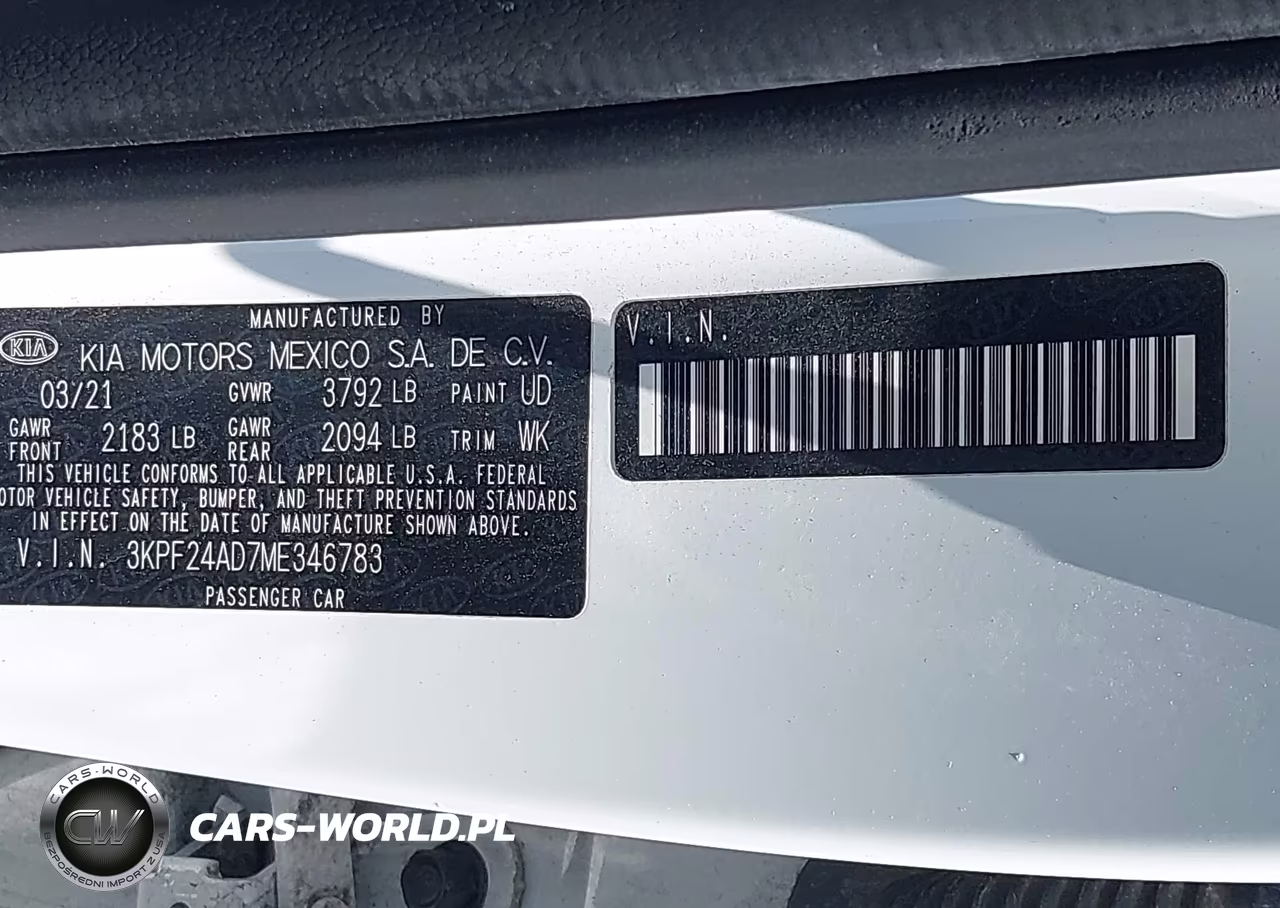 2021 Kia Forte Lxs VIN:3KPF24AD7ME346783 - 9