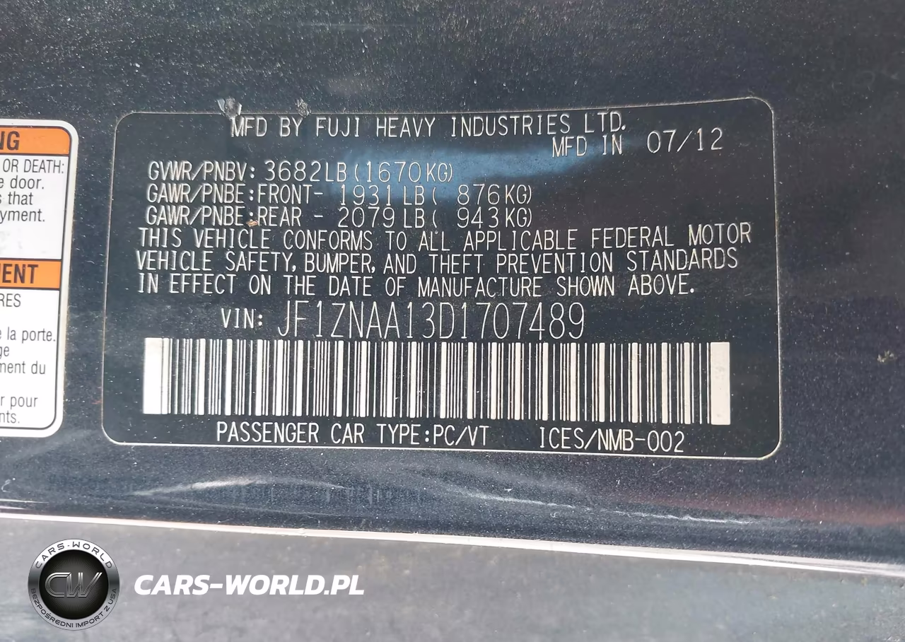 2013 Scion Fr-S VIN:JF1ZNAA13D1707489 - 9