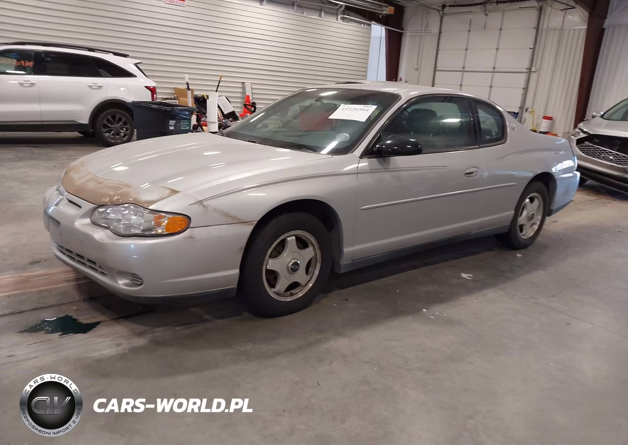 2001 Chevrolet Monte Carlo Ls VIN:2G1WW12E219200868 - 2