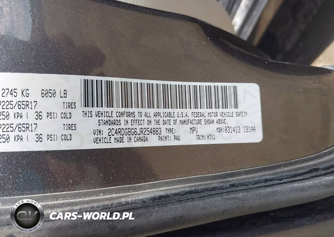 2018 Dodge Grand Caravan Se VIN:2C4RDGBG6JR254883 - 9