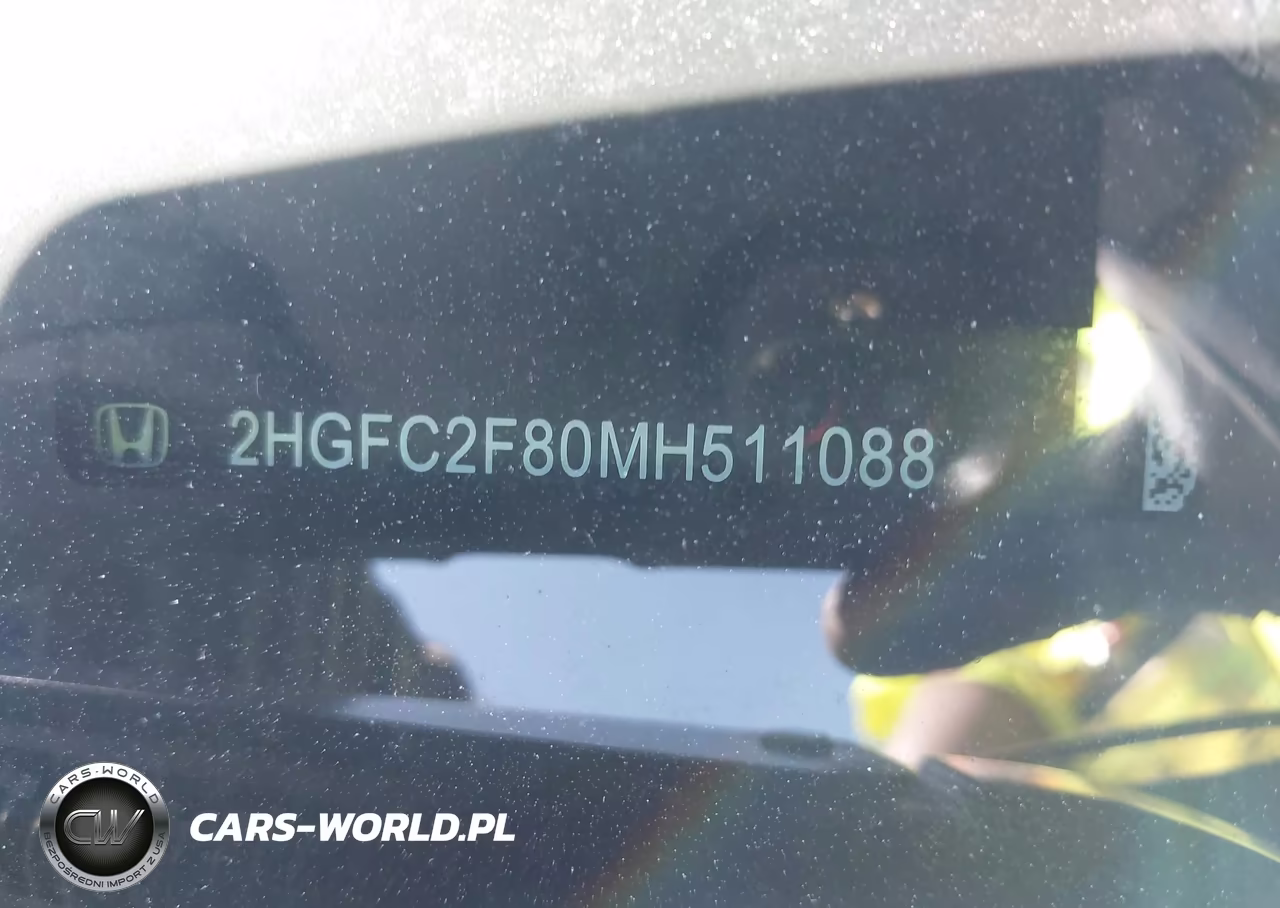 2021 Honda Civic Sport VIN:2HGFC2F80MH511088 - 19
