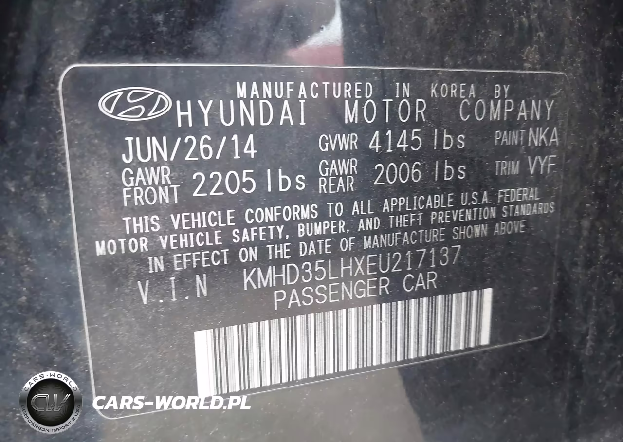 2014 Hyundai Elantra Gt VIN:KMHD35LHXEU217137 - 9