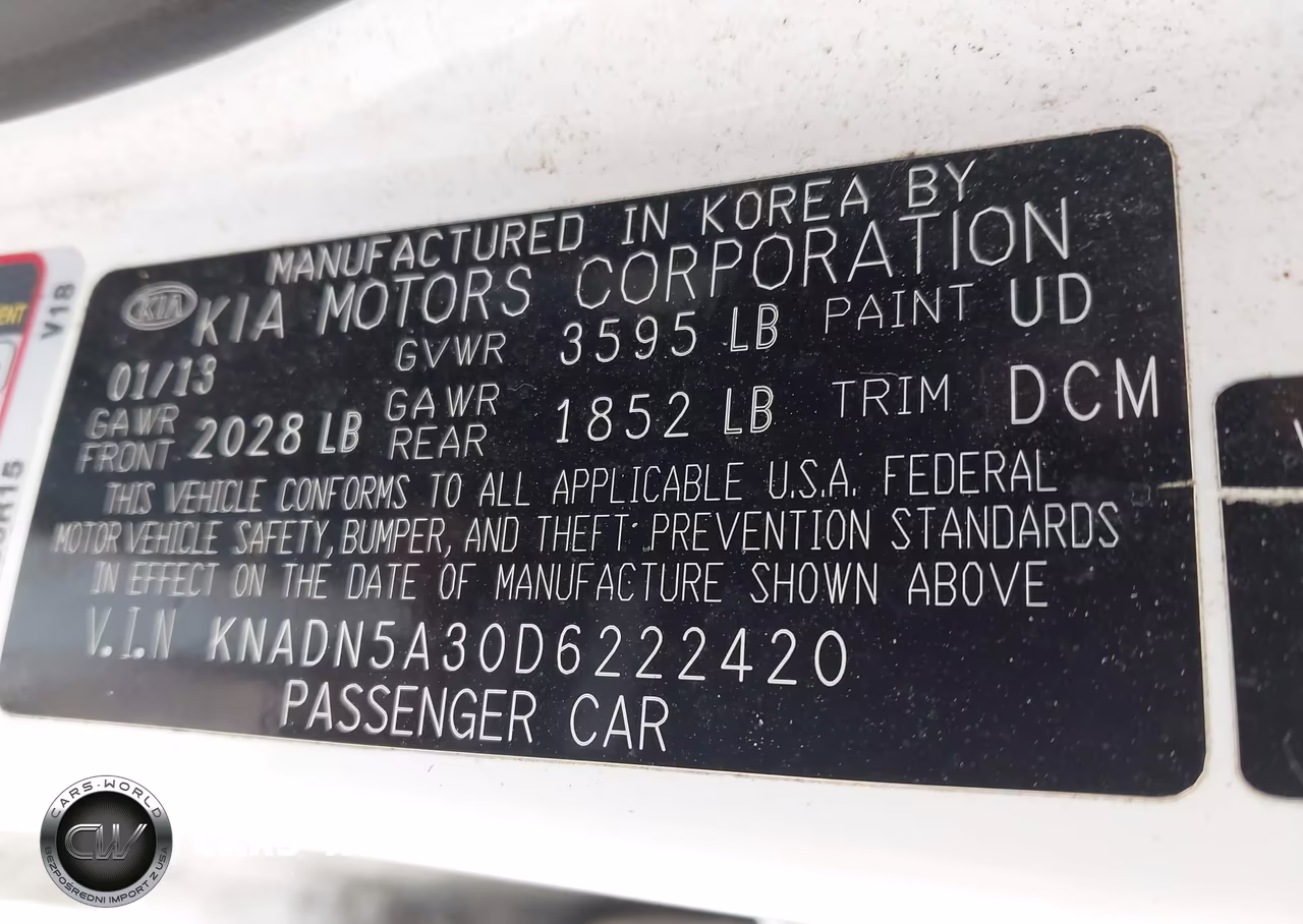 2013 Kia Rio Ex VIN:KNADN5A30D6222420 - 9