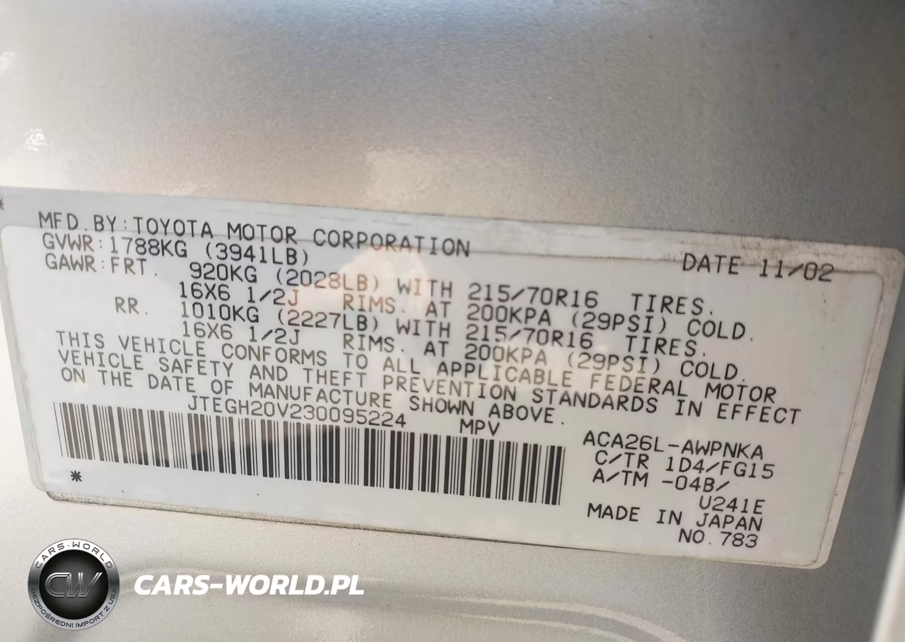 2003 Toyota Rav4 VIN:JTEGH20V230095224 - 9