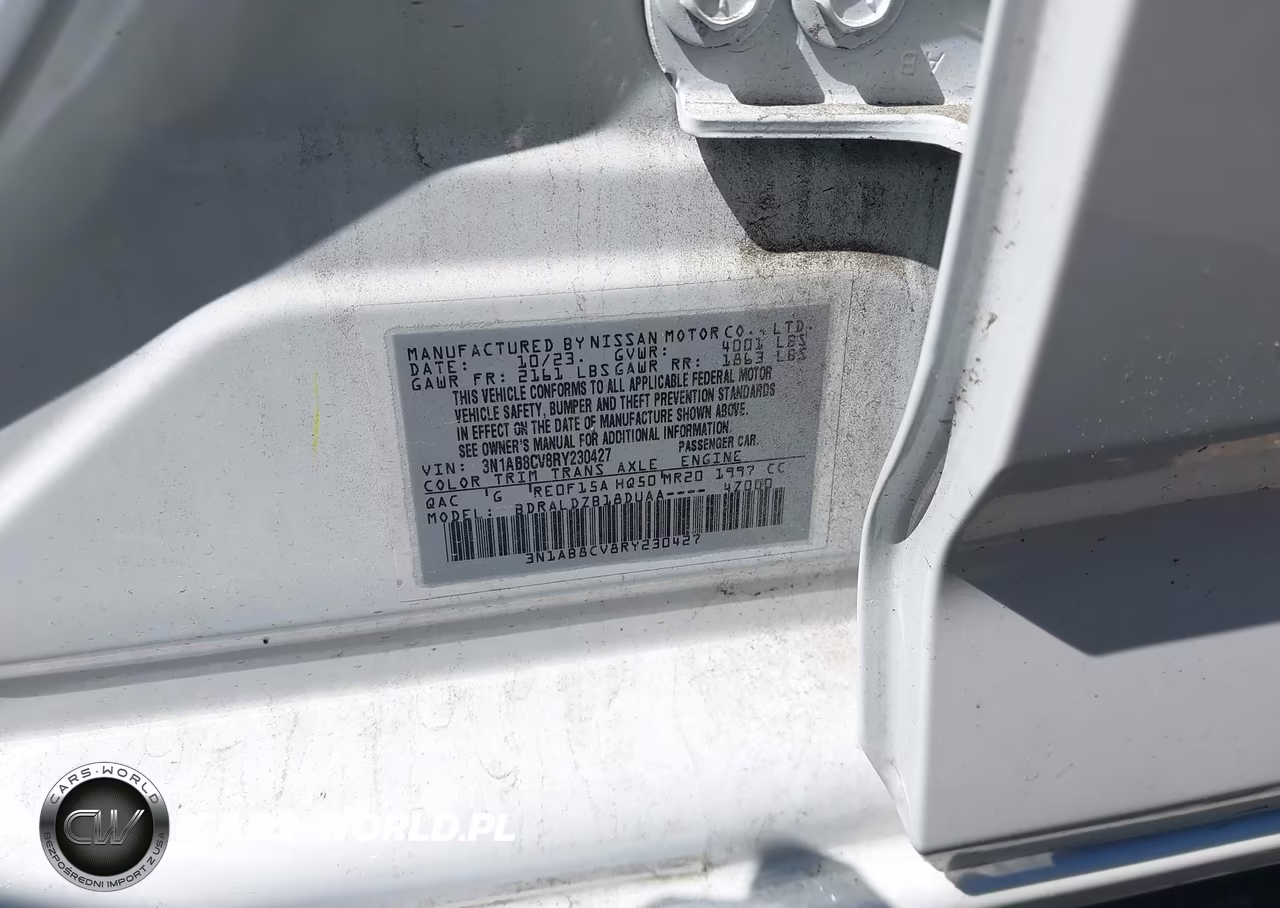 2024 Nissan Sentra Sv Xtronic Cvt VIN:3N1AB8CV8RY230427 - 9
