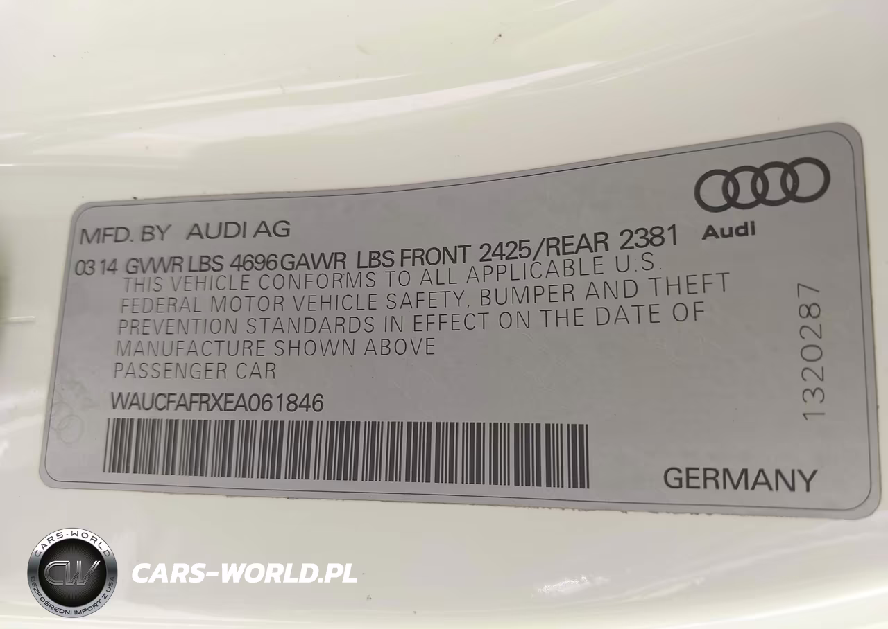 2014 Audi A5 2.0T Premium VIN:WAUCFAFRXEA061846 - 9
