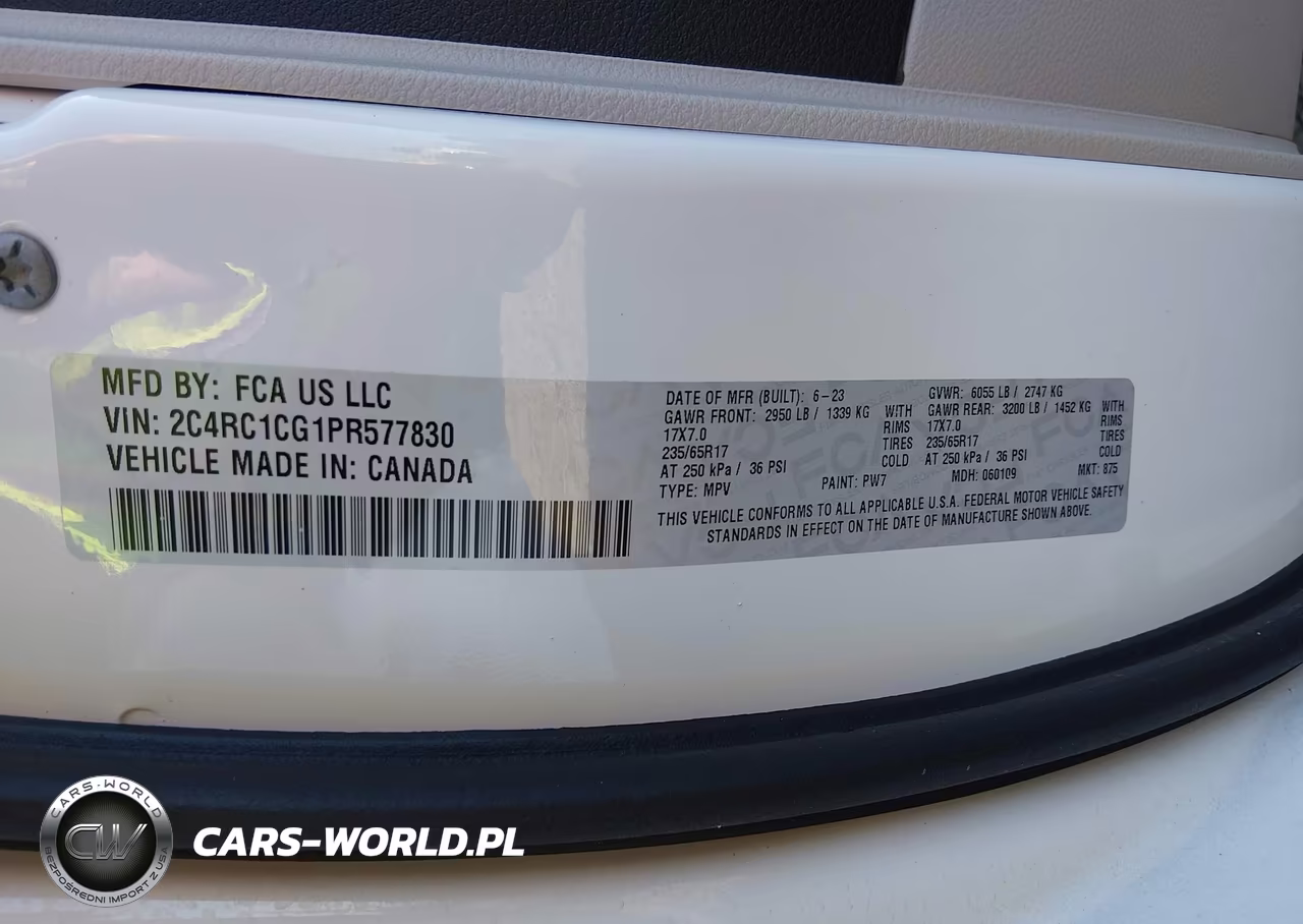 2023 Chrysler Voyager Lx VIN:2C4RC1CG1PR577830 - 9