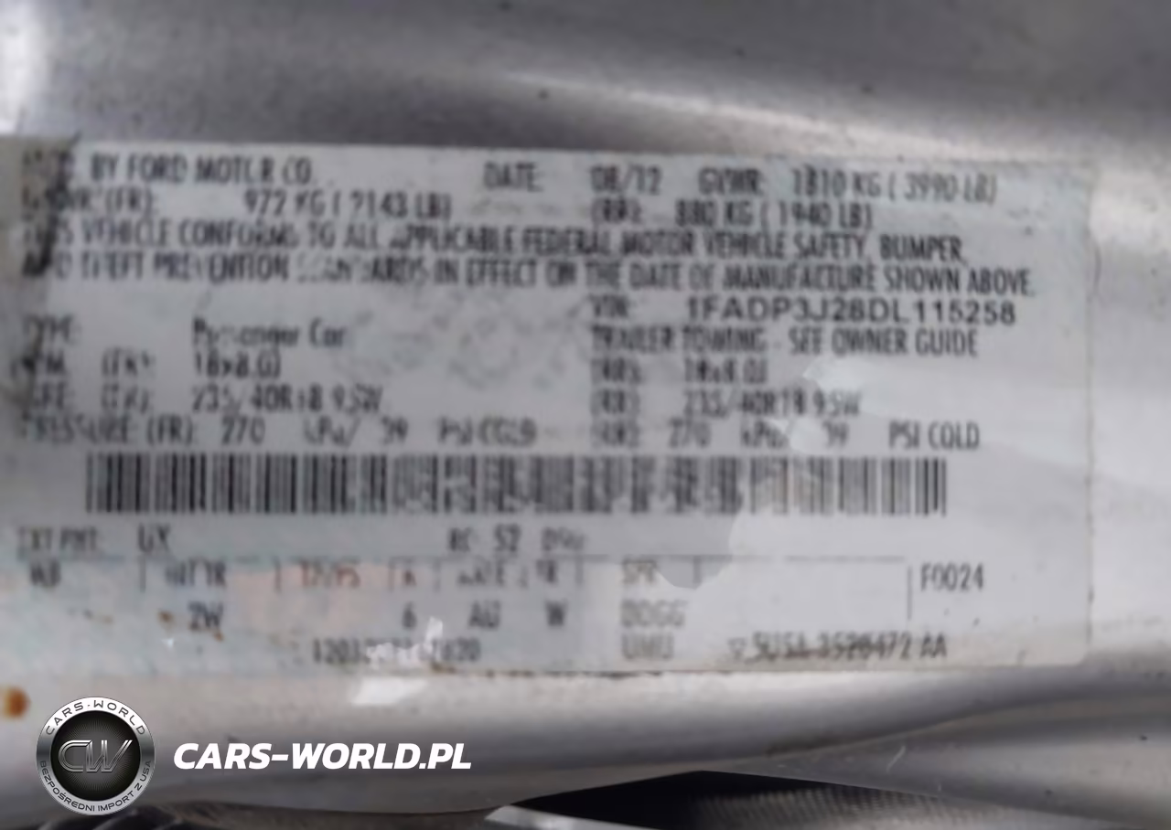 2013 Ford Focus Titanium VIN:1FADP3J28DL115258 - 9