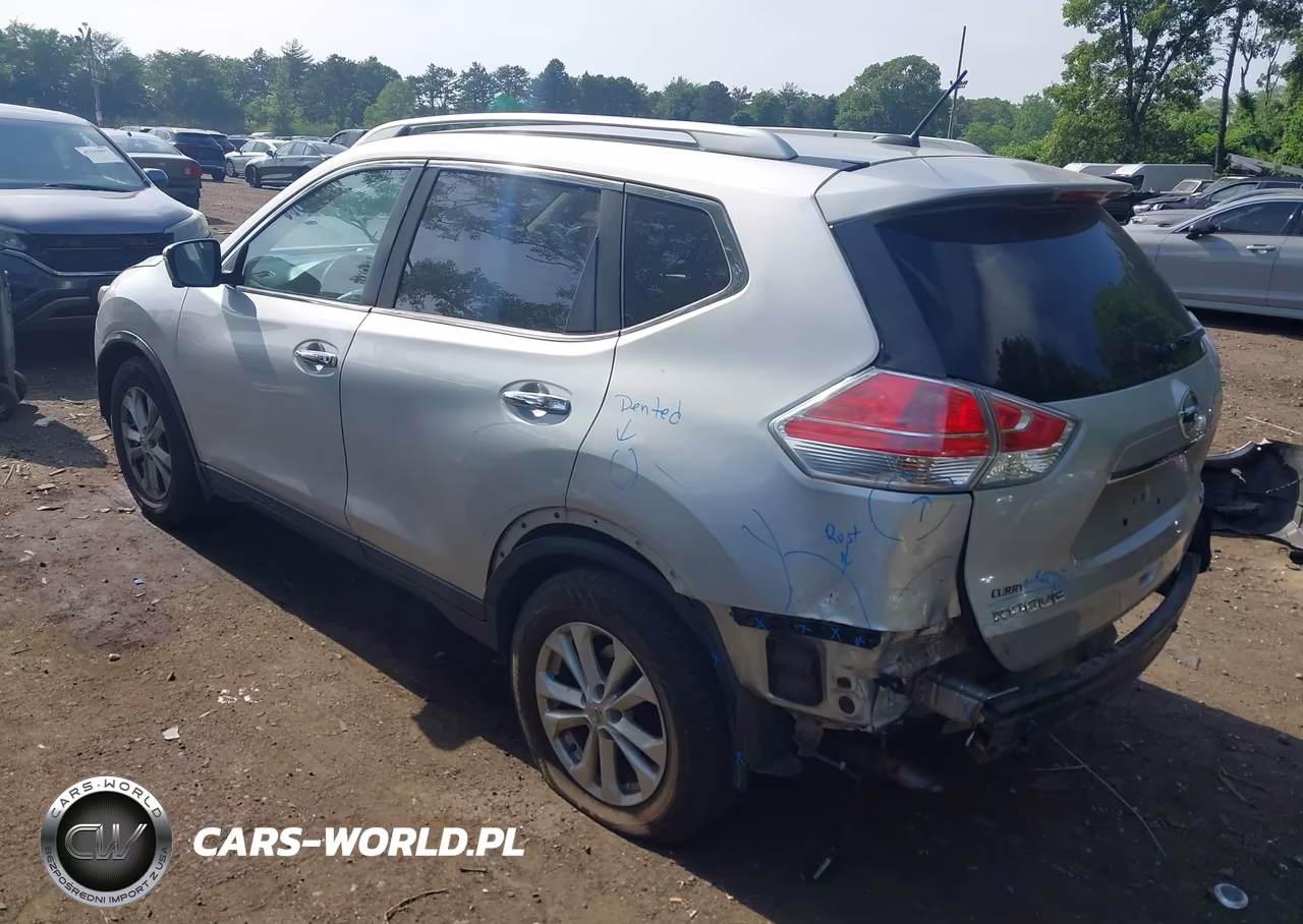 2016 Nissan Rogue Sv VIN:JN8AT2MV3GW135451 - 3