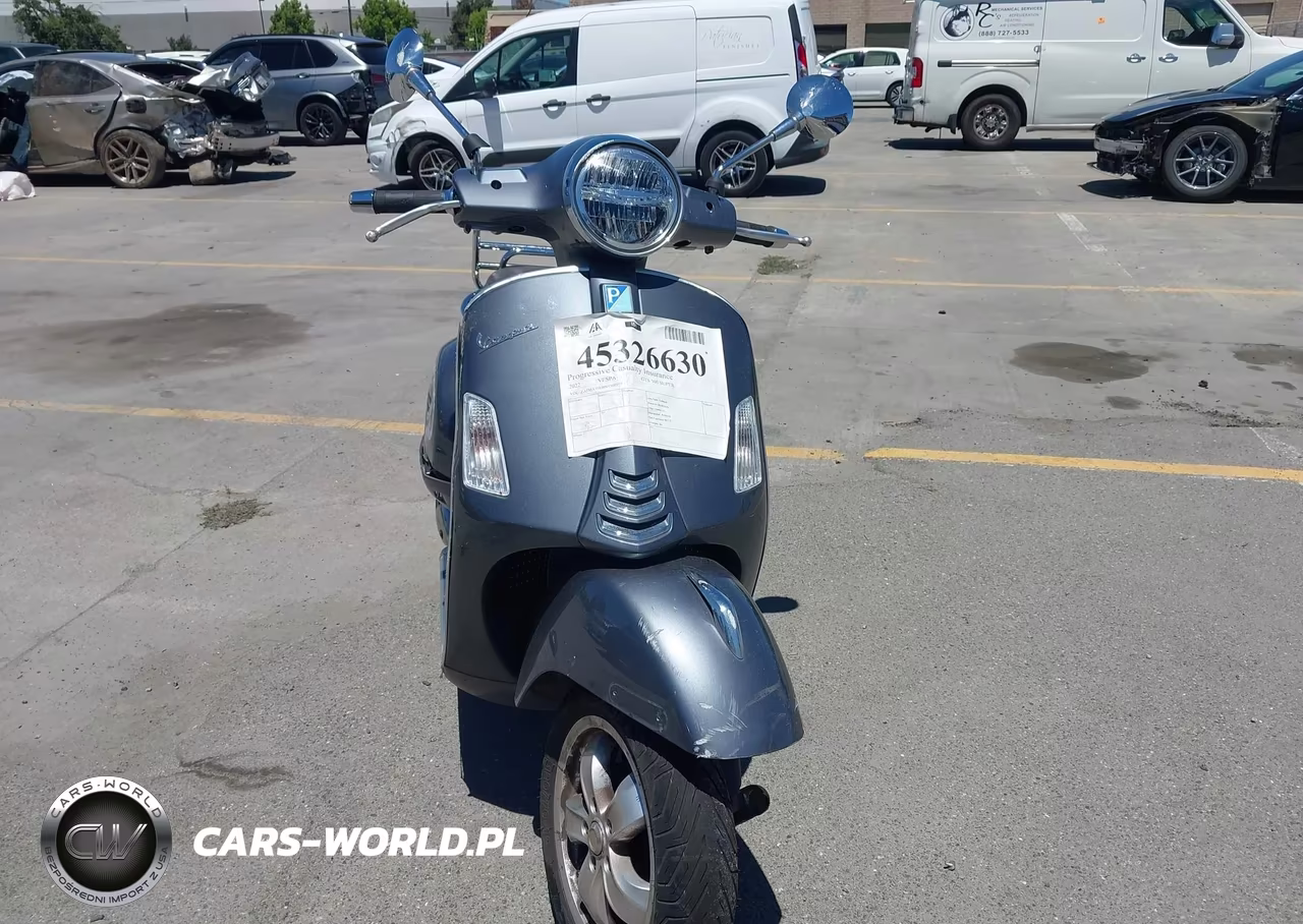 2022 Vespa Gts 300 Super VIN:ZAPMA39M8N5300593 - 5