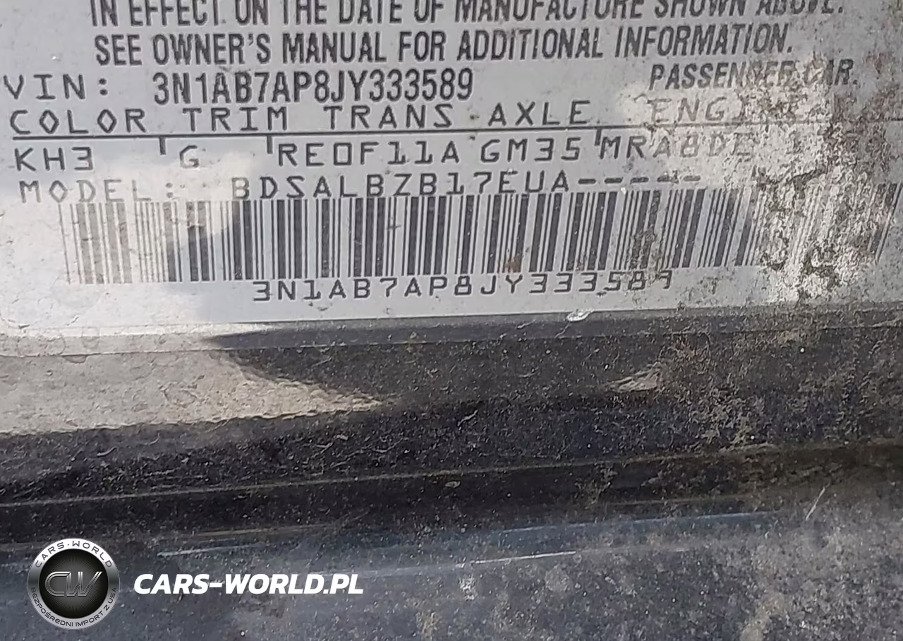 2018 Nissan Sentra S VIN:3N1AB7AP8JY333589 - 9