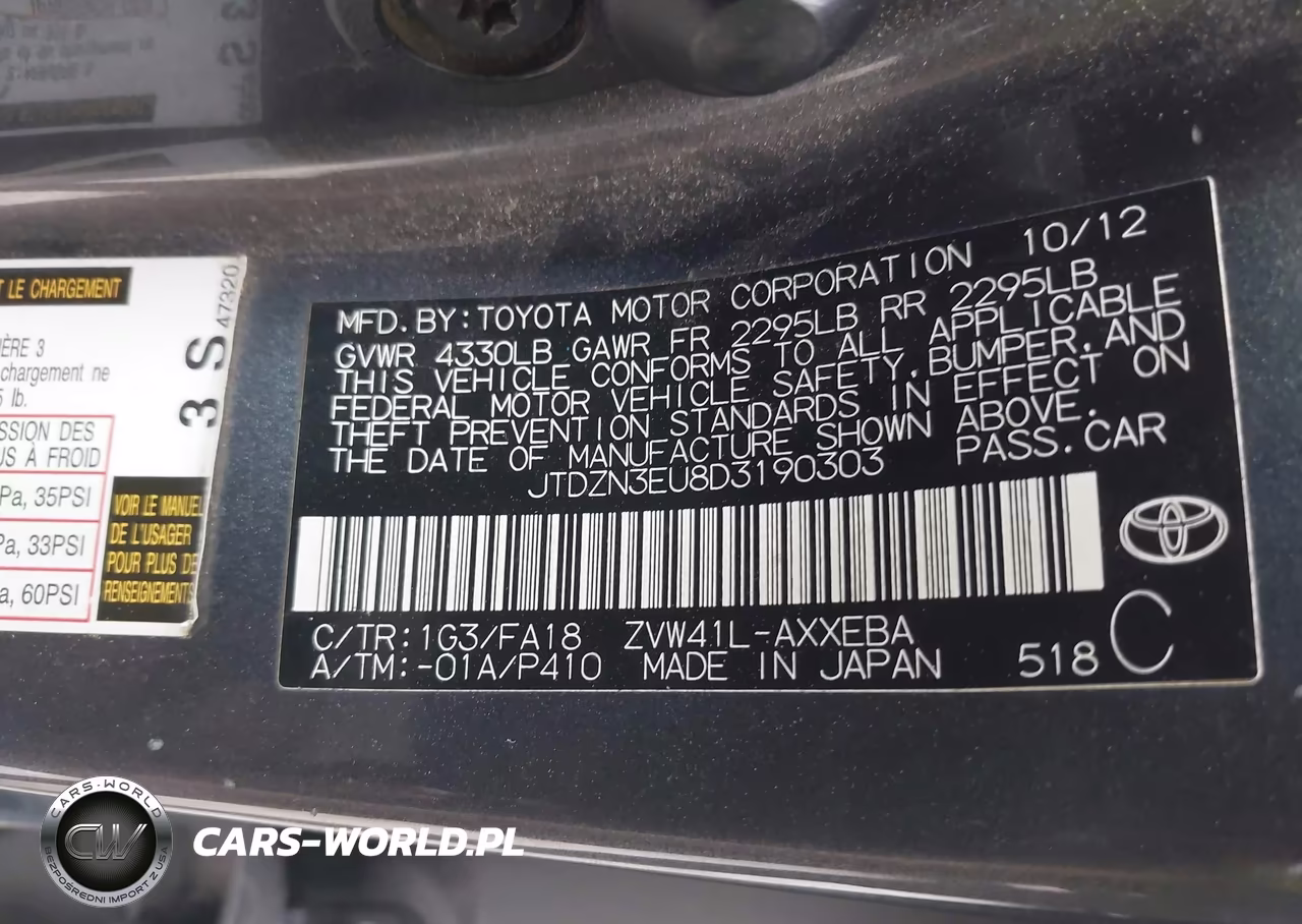 2013 Toyota Prius V Three VIN:JTDZN3EU8D3190303 - 9