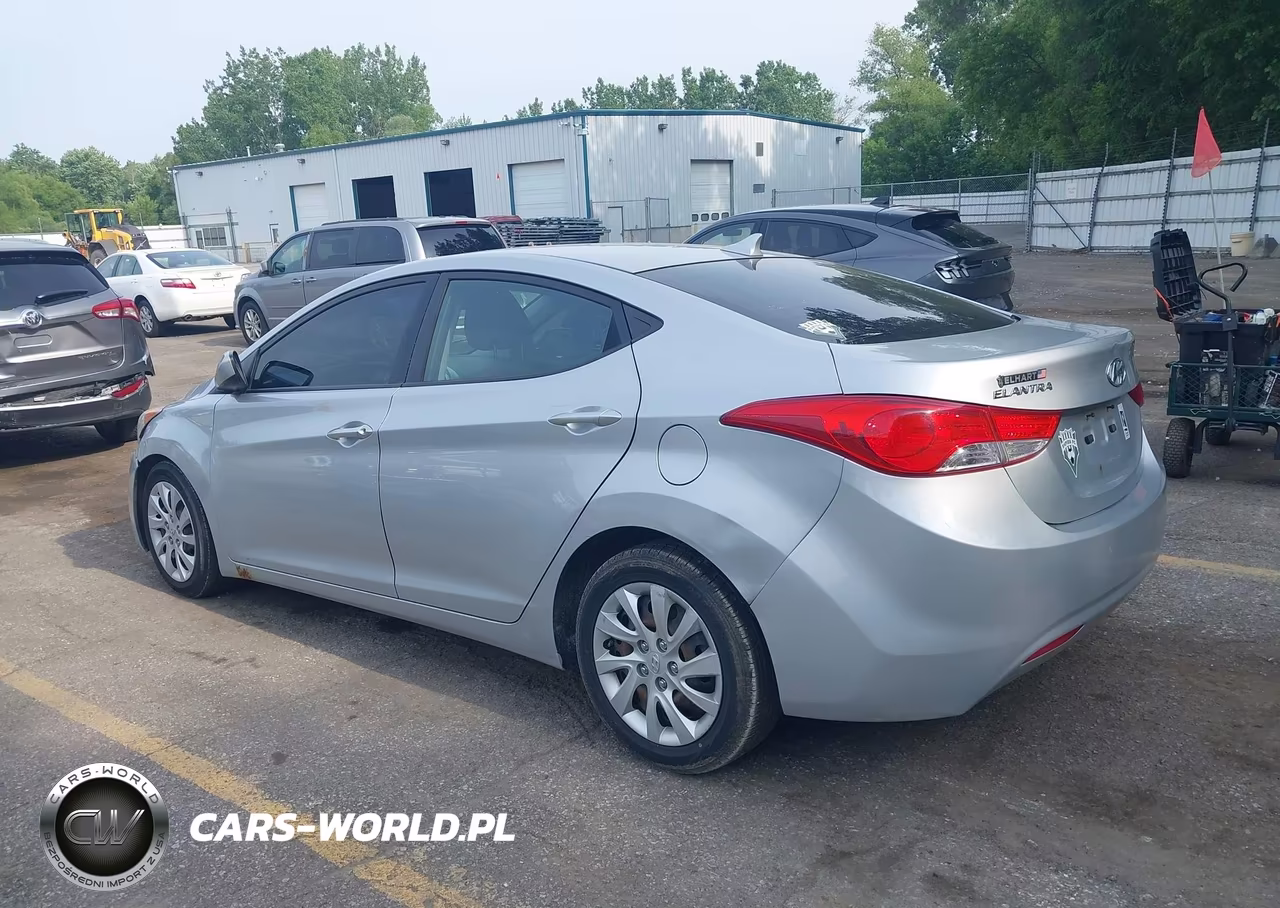 2012 Hyundai Elantra Gls VIN:5NPDH4AE7CH073434 - 3