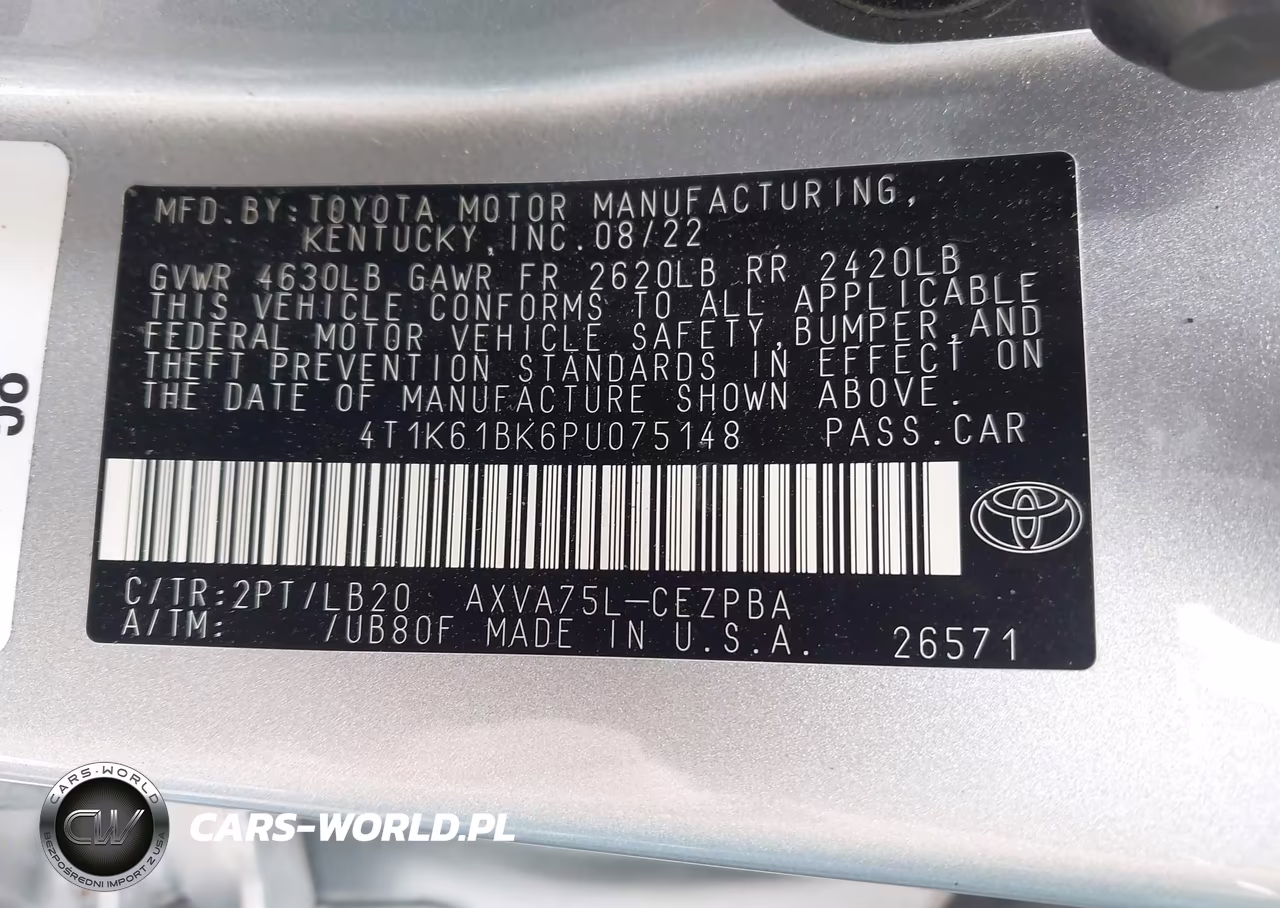 2023 Toyota Camry Xse Awd VIN:4T1K61BK6PU075148 - 9