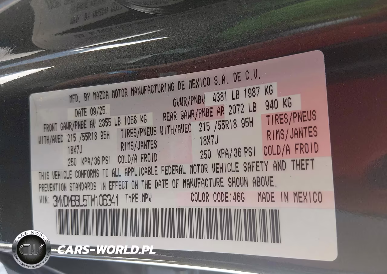 2026 Mazda Cx-30 2.5 S Select Sport VIN:3MVDMBBL5TM106341 - 9
