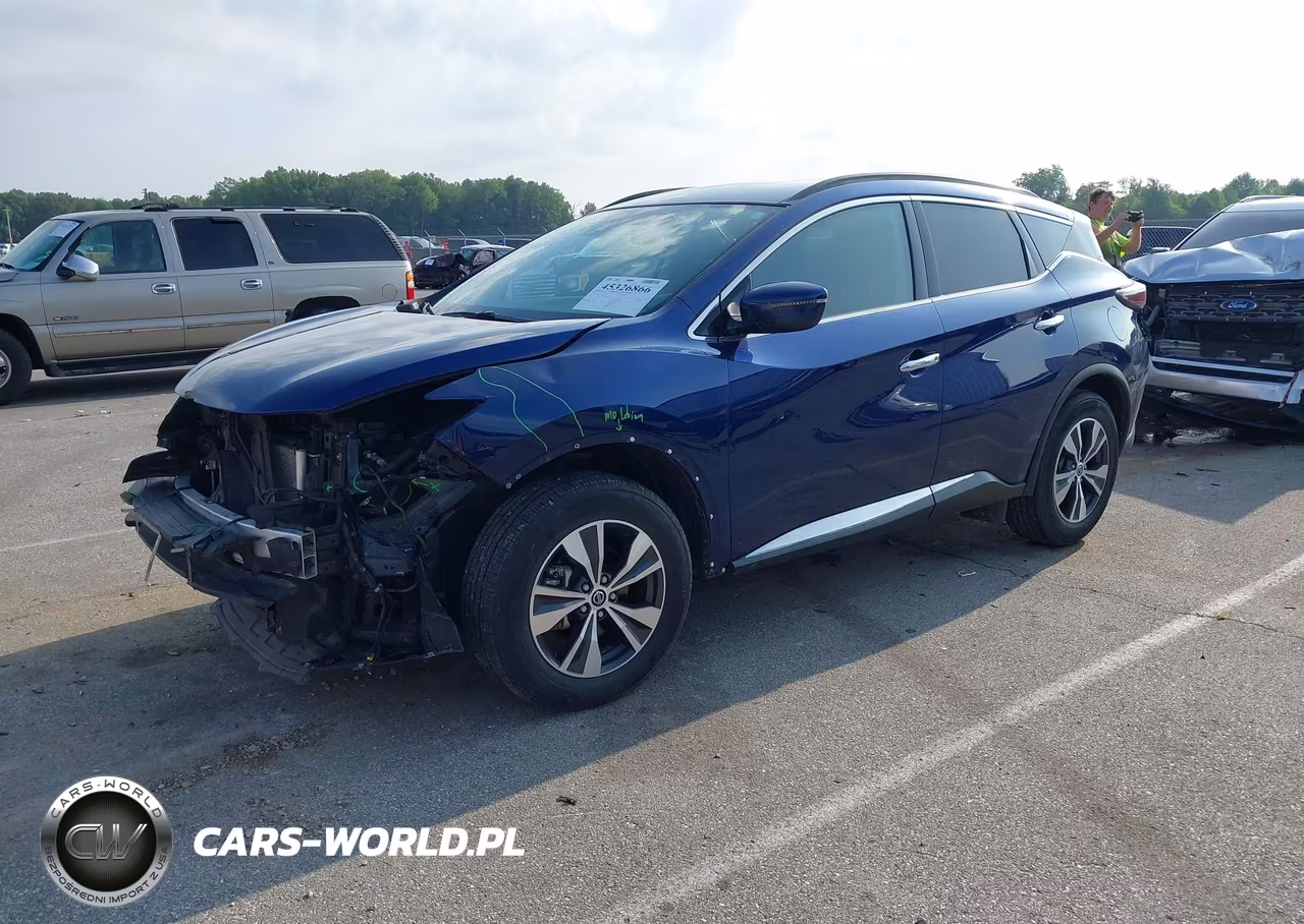 2021 Nissan Murano Sv Fwd VIN:5N1AZ2BJ7MC101807 - 2