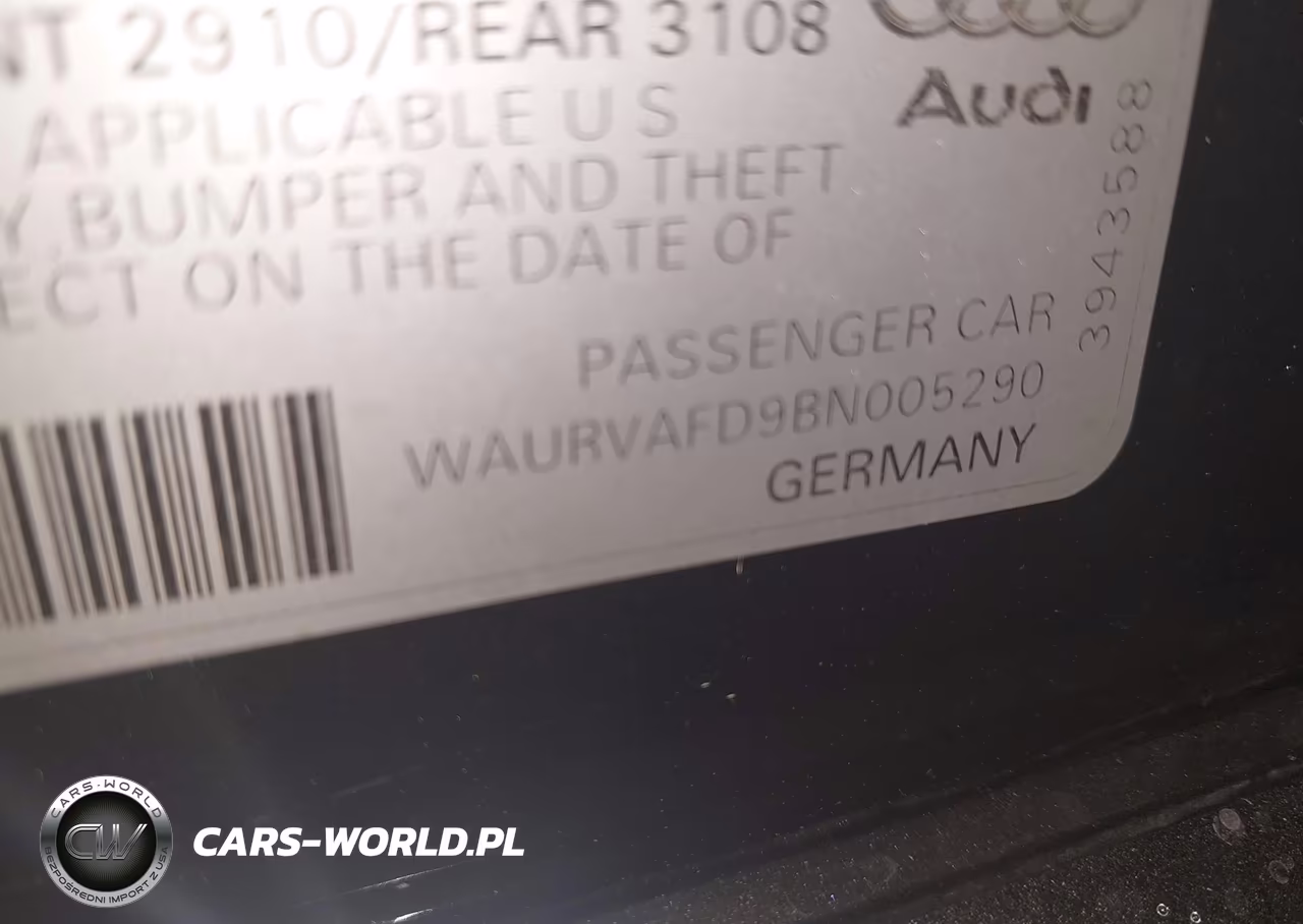 2011 Audi A8 L 4.2 VIN:WAURVAFD9BN005290 - 9