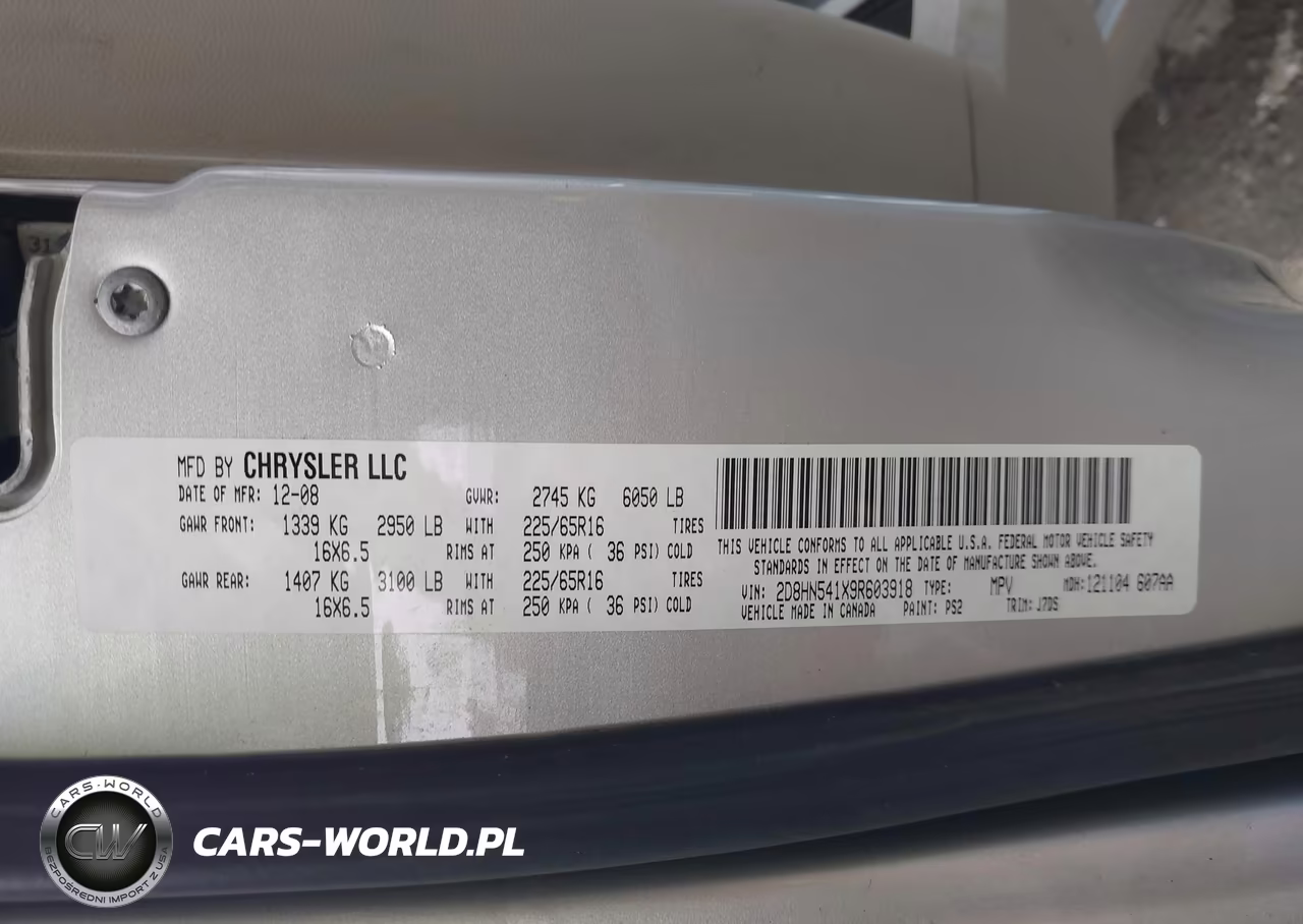 2009 Dodge Grand Caravan Sxt VIN:2D8HN541X9R603918 - 9